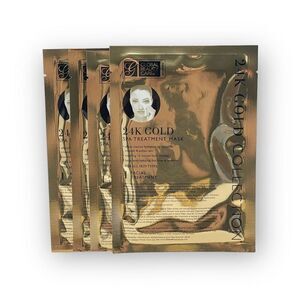 Global Beauty 24K Gold Beauty Mask Facial SpaTreatment 4 Unopened Packs